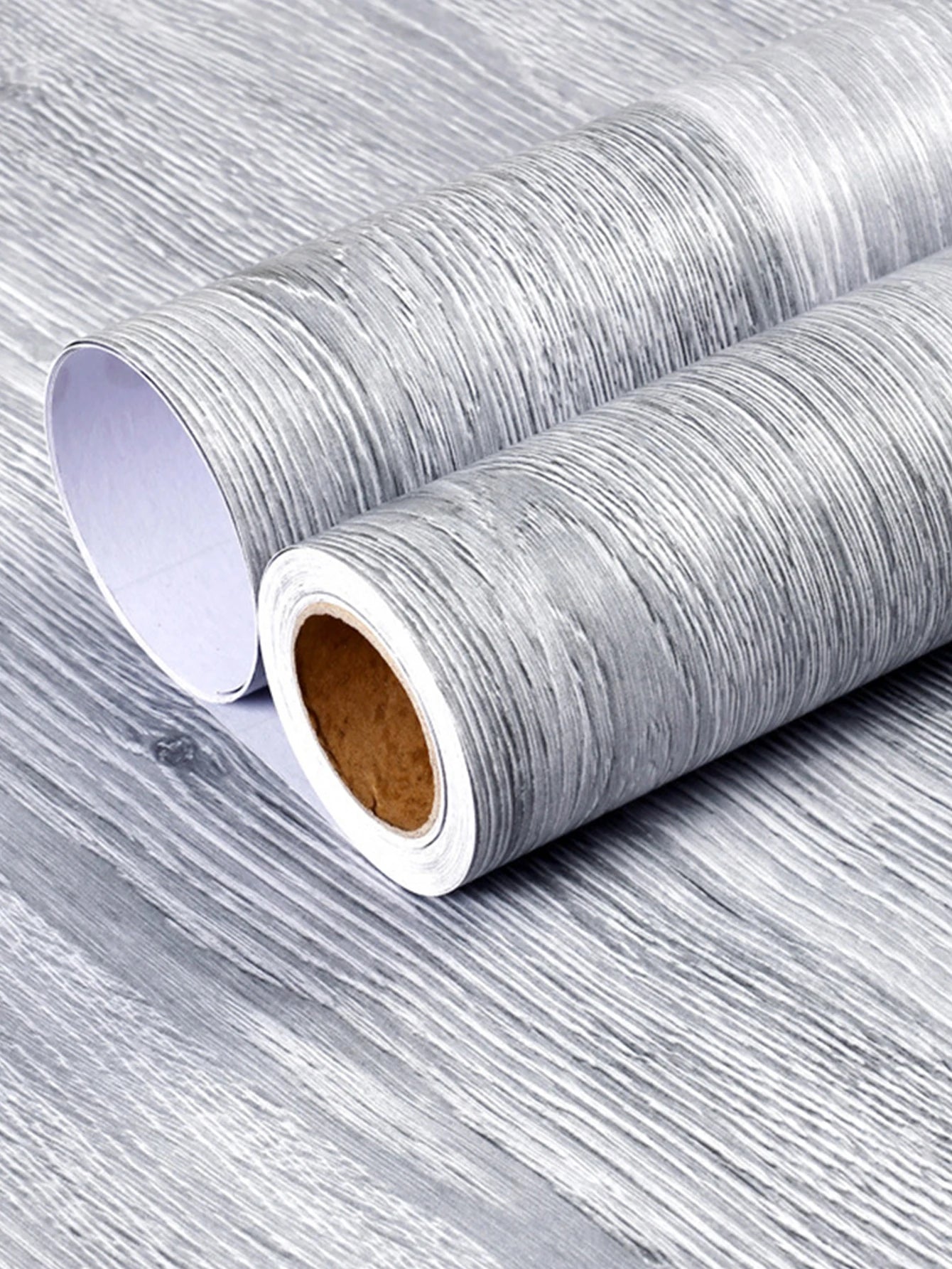 Vinyl adhesive furniture white wood, 55cmx3m self-adhesive wallpaper, contact adhesive paper for countertop decoration, furnitur